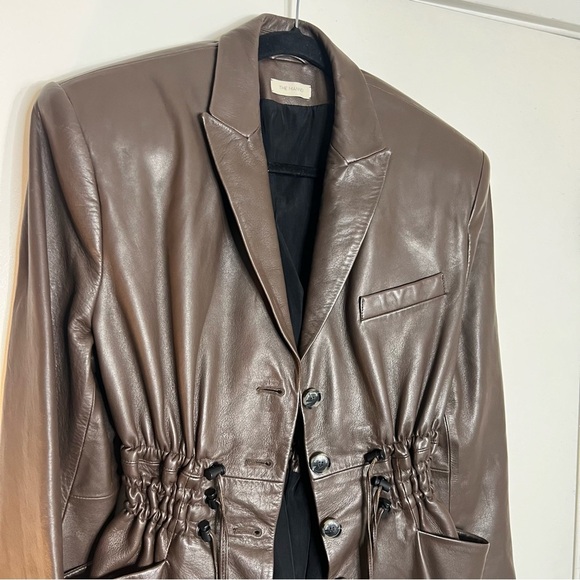The Mannei Irbid leather blazer in brown size 38 (US 6) - Picture 11 of 15